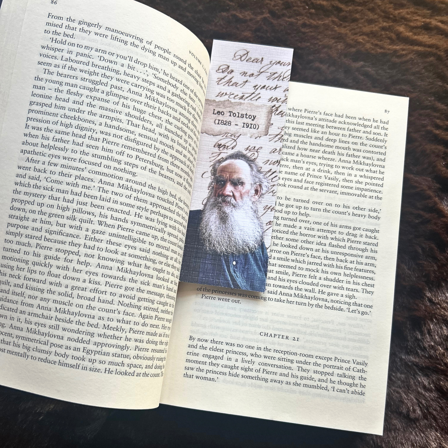 Classic Author manuscript Bookmark Set (set of 6 bookmarks) | 15cm x5 cm | archival linen textured paper